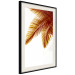 Wall Poster Golden Locks - golden-colored leaf spots on contrasting background 123936 additionalThumb 3