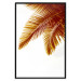Wall Poster Golden Locks - golden-colored leaf spots on contrasting background 123936 additionalThumb 18