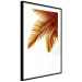 Wall Poster Golden Locks - golden-colored leaf spots on contrasting background 123936 additionalThumb 11