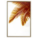Wall Poster Golden Locks - golden-colored leaf spots on contrasting background 123936 additionalThumb 16