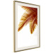 Wall Poster Golden Locks - golden-colored leaf spots on contrasting background 123936 additionalThumb 2