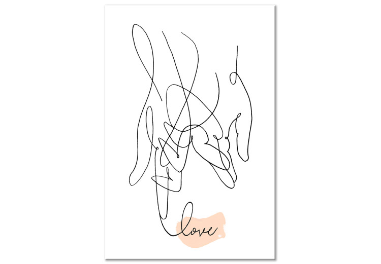 Canvas Tangled Love (1 Part) Vertical 125336