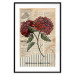 Poster Morning Flowers - vintage composition with blooming plant against text 129436 additionalThumb 15