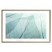 Poster Macro Flora - abstract translucent turquoise leaf 129836 additionalThumb 14
