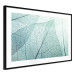 Poster Macro Flora - abstract translucent turquoise leaf 129836 additionalThumb 6