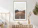 Poster Ahead - landscape of a road amidst yellow and black fields and mountains 130236 additionalThumb 13