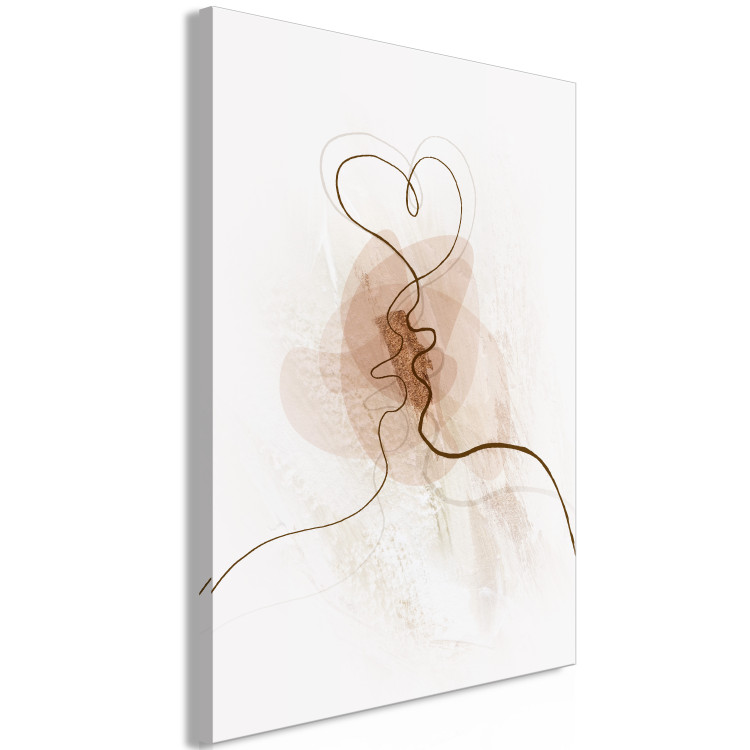 Canvas Shared Desire (1-piece) Vertical - line art with a boho vibe 130836 additionalImage 2