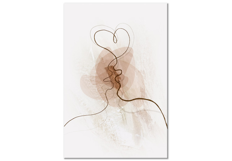 Canvas Shared Desire (1-piece) Vertical - line art with a boho vibe 130836
