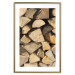 Wall Poster Beauty of Wood - arranged composition of chopped wood into various shapes 131836 additionalThumb 16