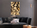 Wall Poster Beauty of Wood - arranged composition of chopped wood into various shapes 131836 additionalThumb 4
