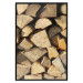 Wall Poster Beauty of Wood - arranged composition of chopped wood into various shapes 131836 additionalThumb 18