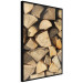 Wall Poster Beauty of Wood - arranged composition of chopped wood into various shapes 131836 additionalThumb 11