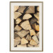 Wall Poster Beauty of Wood - arranged composition of chopped wood into various shapes 131836 additionalThumb 20