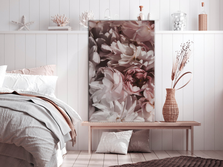 Canvas Art Print Flowers in the shade - Pastel Floral composition in Boho Style 135736 additionalImage 3