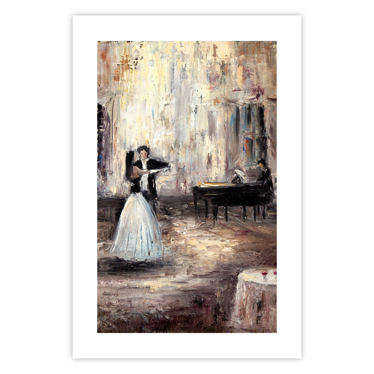 Wall Poster First Dance - dancing couple in a romantic composition 136036 additionalImage 4