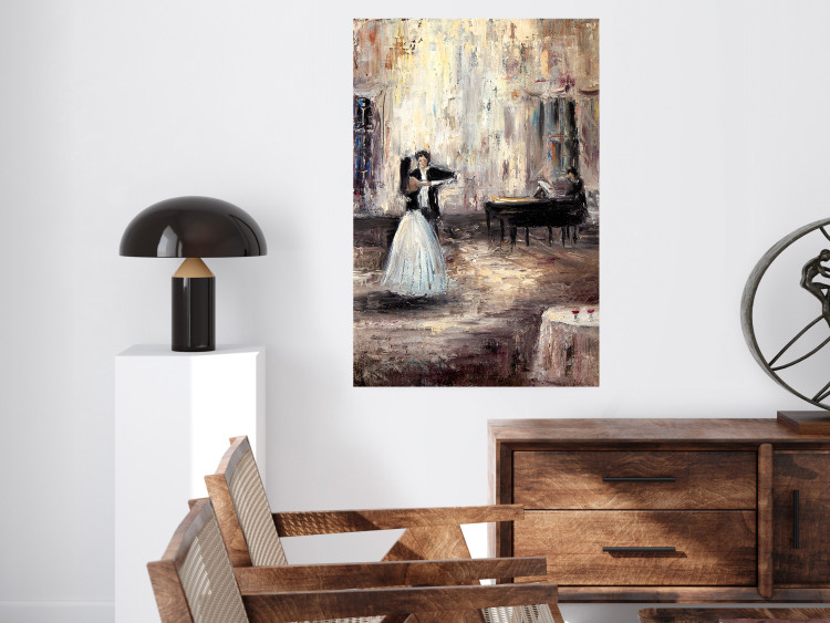 Wall Poster First Dance - dancing couple in a romantic composition 136036 additionalImage 2