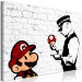 Large canvas print Mario Bros (Banksy) [Large Format] 137536 additionalThumb 2