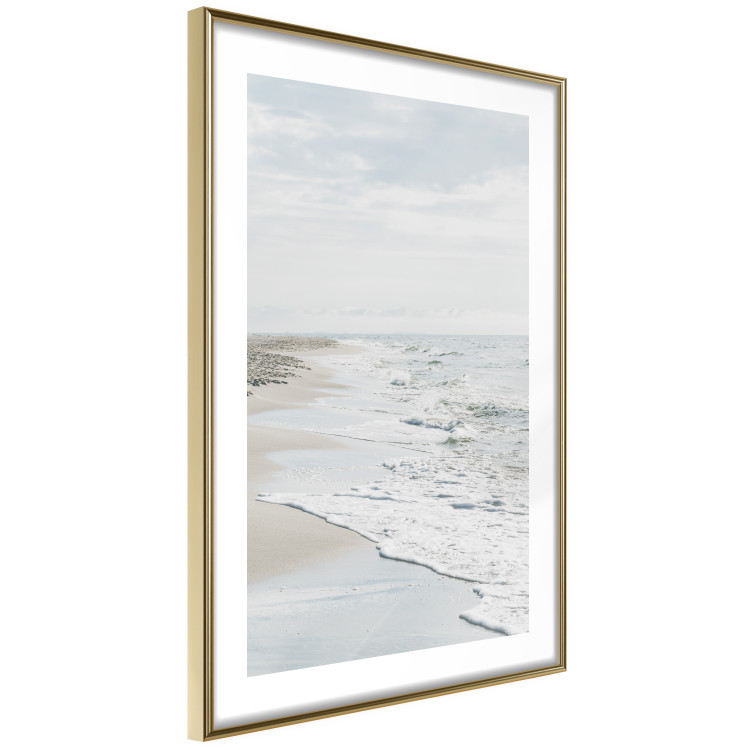Poster Peaceful Shore - romantic landscape of a tranquil beach and sea waves 137836 additionalImage 2