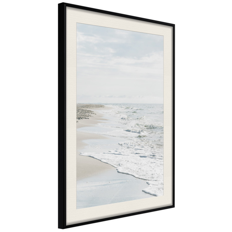Poster Peaceful Shore - romantic landscape of a tranquil beach and sea waves 137836 additionalImage 8