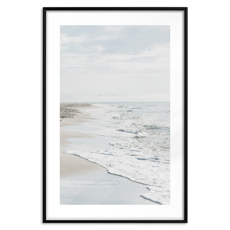 Poster Peaceful Shore - romantic landscape of a tranquil beach and sea waves 137836 additionalImage 20