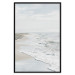 Poster Peaceful Shore - romantic landscape of a tranquil beach and sea waves 137836 additionalThumb 13