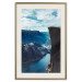 Poster Preikestolen - picturesque landscape of rocky mountains and a large lake 138736 additionalThumb 2