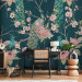 Wall Mural Noble peacocks - bird motif on branches with floral patterns 142436 additionalThumb 4