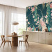 Wall Mural Noble peacocks - bird motif on branches with floral patterns 142436 additionalThumb 7