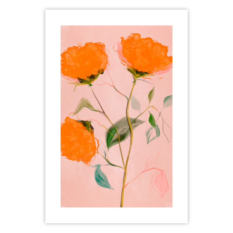 Wall Poster Orange Flowers [Poster] 142836 additionalImage 22