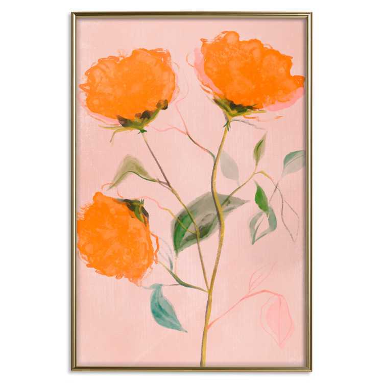 Wall Poster Orange Flowers [Poster] 142836 additionalImage 18
