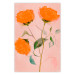 Wall Poster Orange Flowers [Poster] 142836