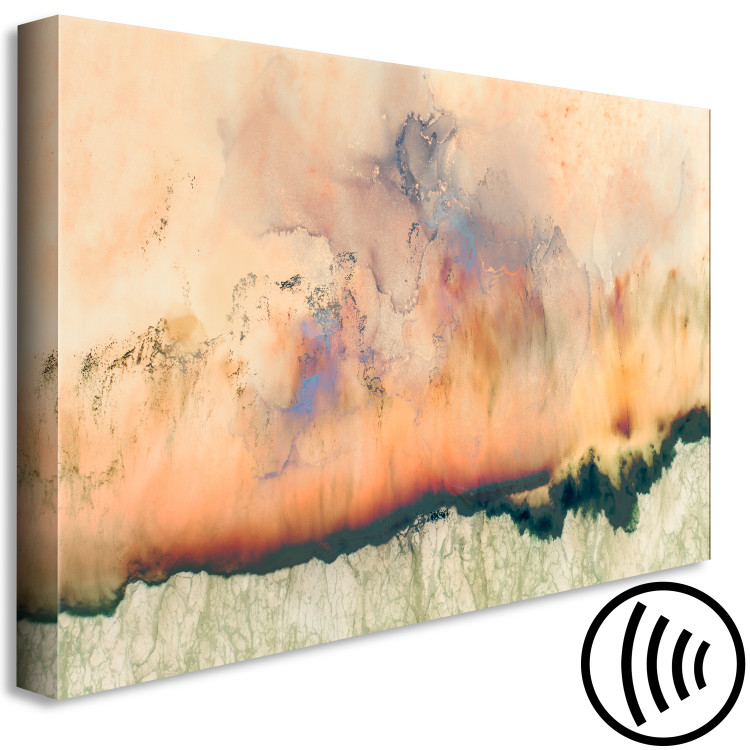 Canvas Print Desert Abstraction (1-piece) wide - colorful warm composition 145136 additionalImage 6