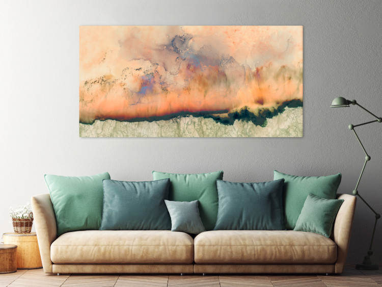 Canvas Print Desert Abstraction (1-piece) wide - colorful warm composition 145136 additionalImage 3