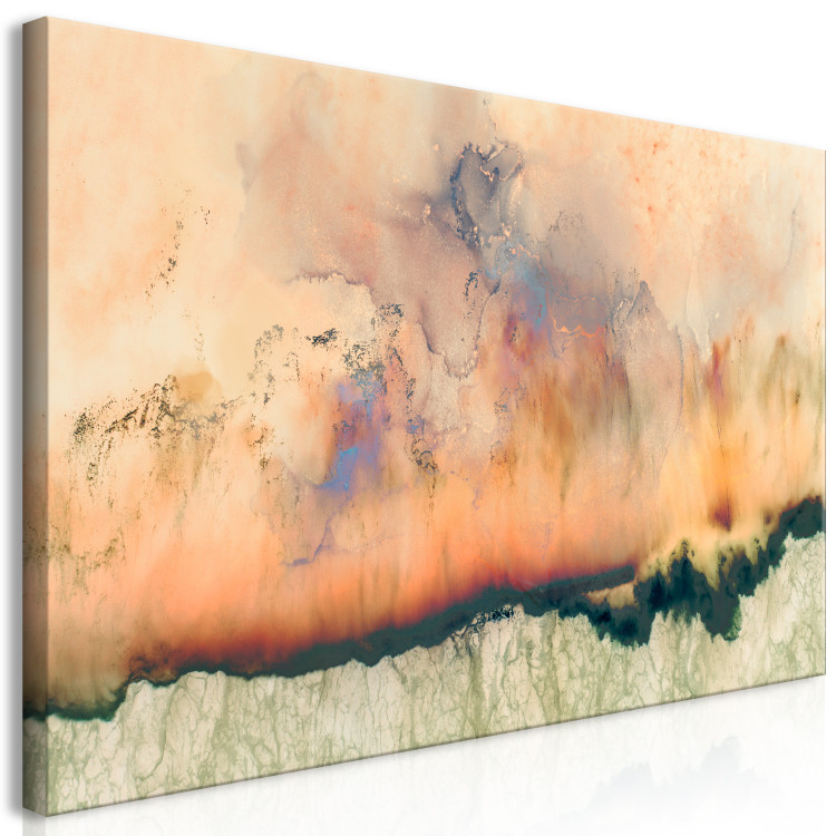 Canvas Print Desert Abstraction (1-piece) wide - colorful warm composition 145136 additionalImage 2