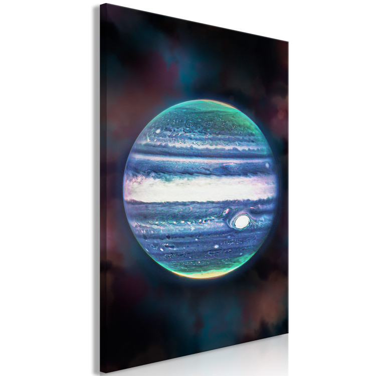 Canvas Print Jupiter - Close-up of a Planet in Space and Its Auroras 146236 additionalImage 2