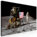 Large canvas print Moon Landing - Photo of the Flag, Ship and Astronaut in Space 146436 additionalThumb 2