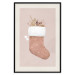 Wall Poster Christmas in Pastels - Holiday Stocking With Plant Twigs 148036 additionalThumb 24