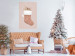 Wall Poster Christmas in Pastels - Holiday Stocking With Plant Twigs 148036 additionalThumb 11