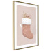 Wall Poster Christmas in Pastels - Holiday Stocking With Plant Twigs 148036 additionalThumb 6