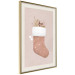 Wall Poster Christmas in Pastels - Holiday Stocking With Plant Twigs 148036 additionalThumb 9