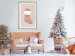 Wall Poster Christmas in Pastels - Holiday Stocking With Plant Twigs 148036 additionalThumb 17