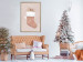Wall Poster Christmas in Pastels - Holiday Stocking With Plant Twigs 148036 additionalThumb 12