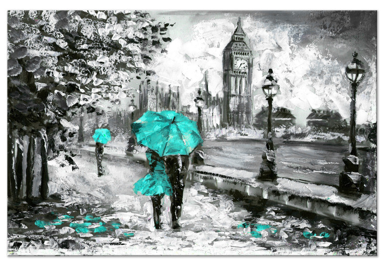 Print On Glass Walk in London - Turquoise [Glass] 150636 additionalImage 2