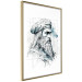 Poster Da Vinci - A Black and White Portrait of the Artist Generated by AI 151136 additionalThumb 9