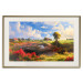 Wall Poster Rural Idyll - Landscape of the Polish Countryside Painted in Warm Colors 151536 additionalThumb 22