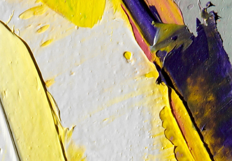 Canvas Colorful Composition - Abstraction From Paint Applied With Spatula 151836 additionalImage 5