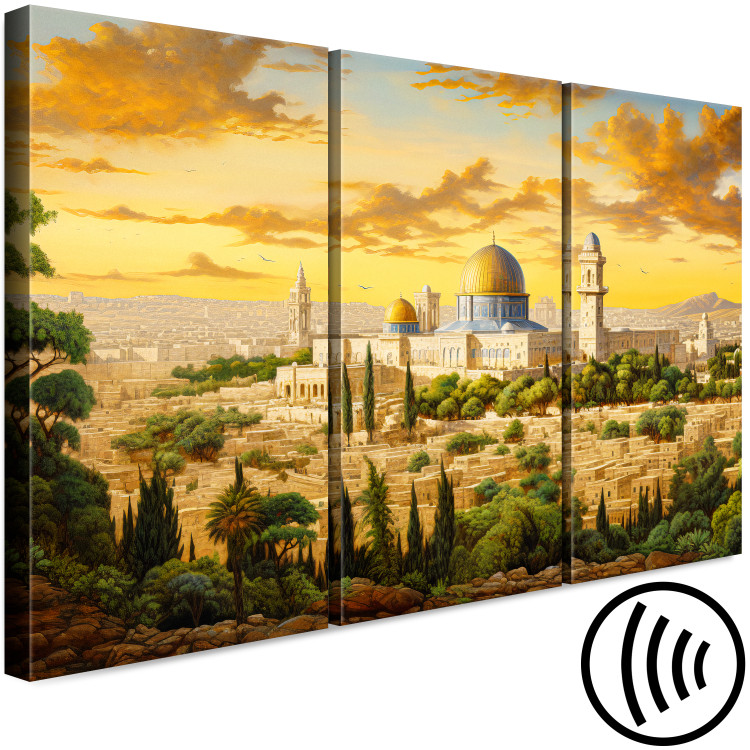 Canvas Art Print Jerusalem - Artistic Reflection of the Ancient City 151936 additionalImage 6