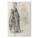 Reproduction Painting Lady in Venetian costume, alongside the same costume reverse 158736
