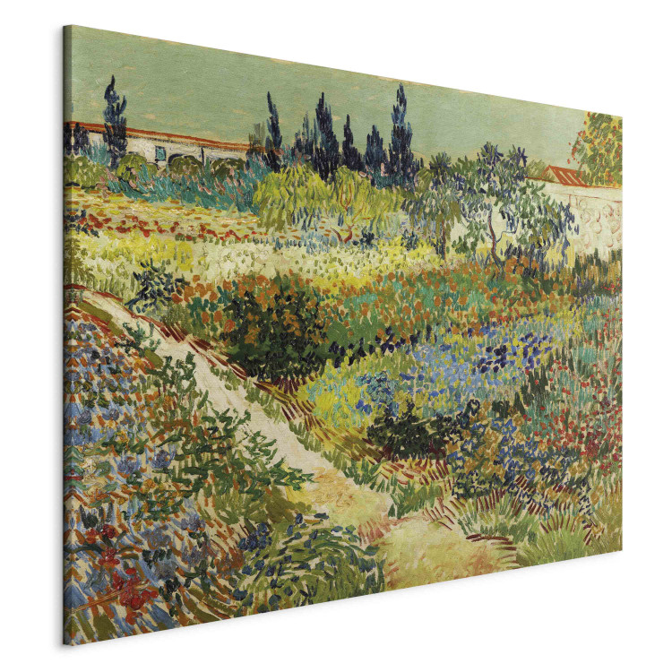 Art Reproduction Flowering Garden with Path  159736 additionalImage 2