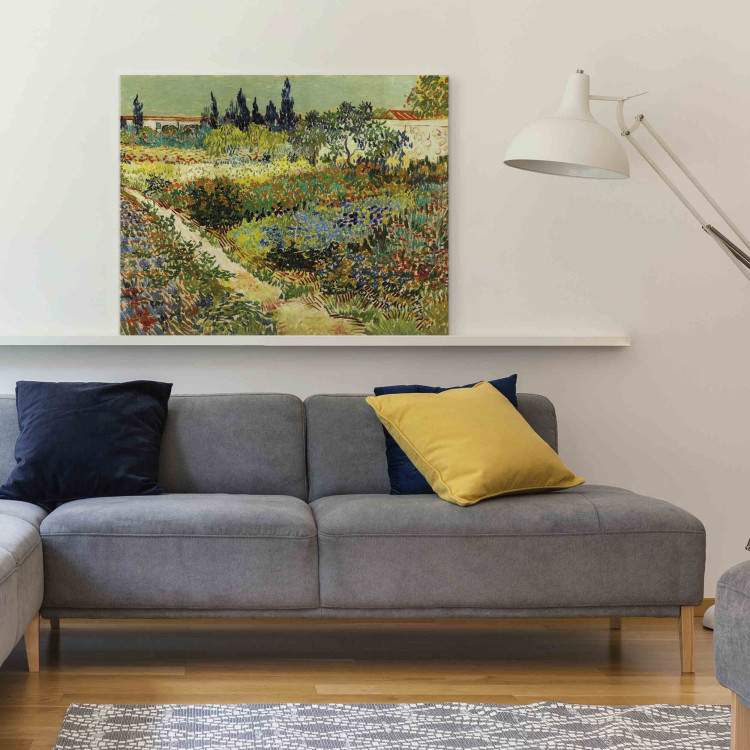 Art Reproduction Flowering Garden with Path  159736 additionalImage 3
